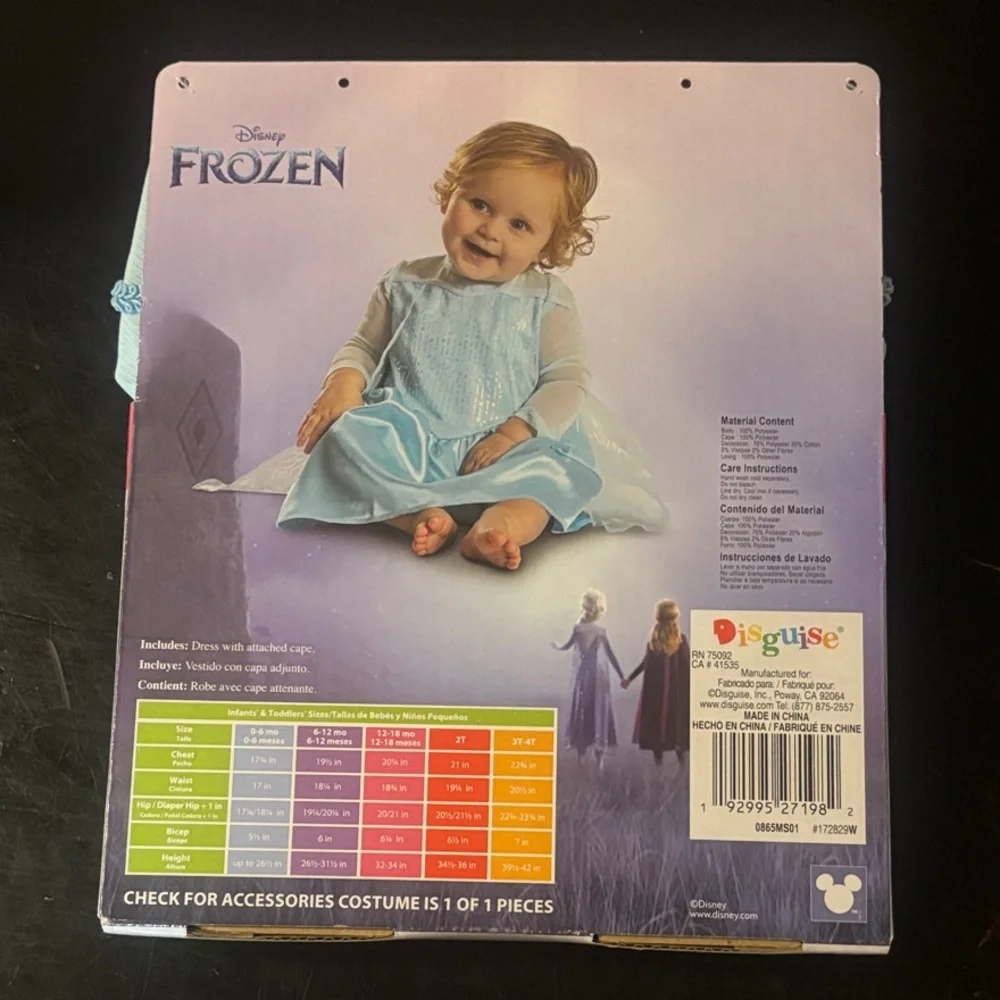 Disney Frozen Elsa Infant Bib -‎ Light Blue